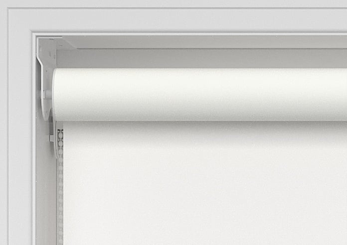 Rimini (Blackout), White & Optima Chiffon - Double Roller Blind - Image 9